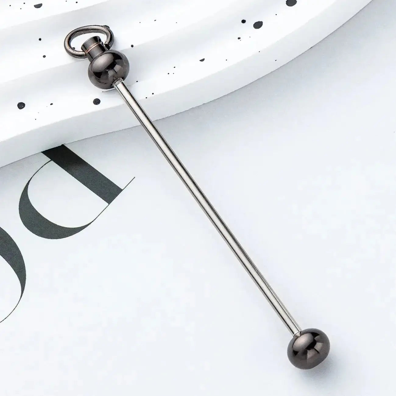 FS17922-About 7.2×0.2cm Beadable Bar -Zoe DIY Wholesale