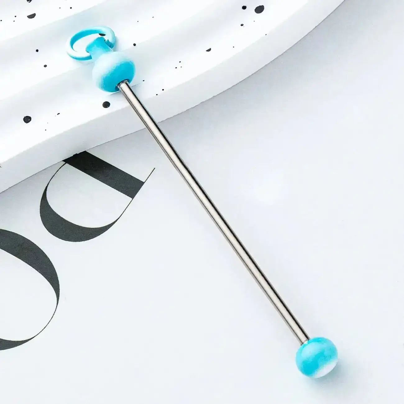 FS17922-About 7.2×0.2cm Beadable Bar -Zoe DIY Wholesale