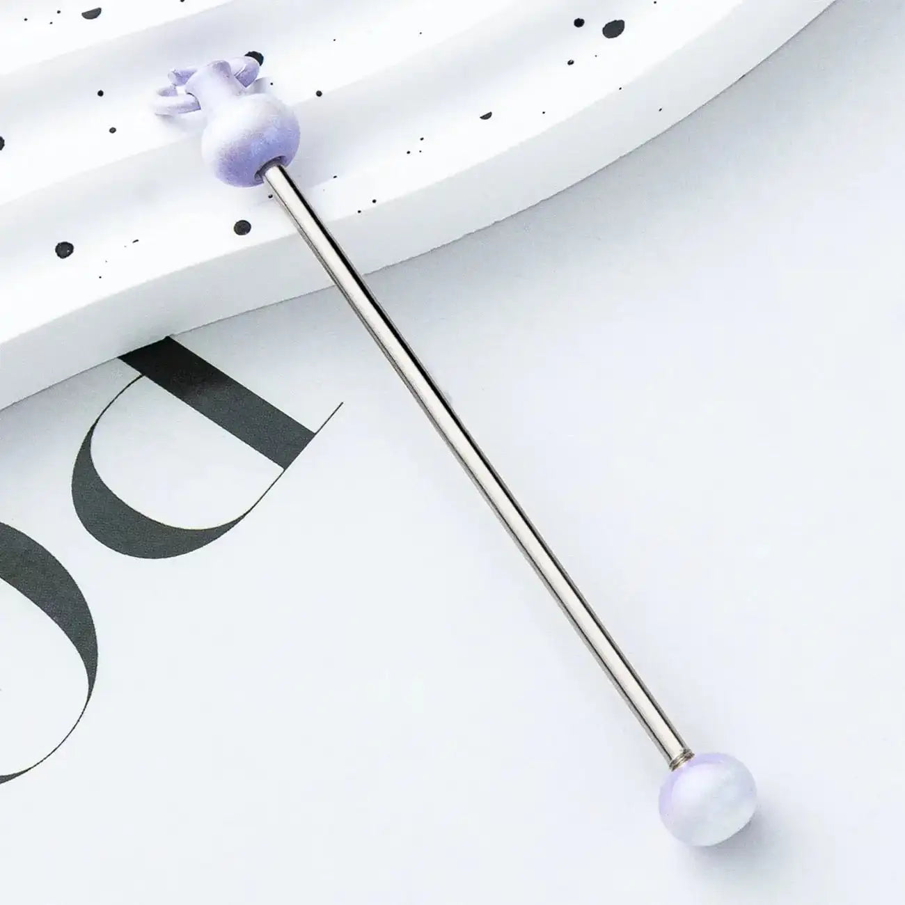 FS17922-About 7.2×0.2cm Beadable Bar -Zoe DIY Wholesale