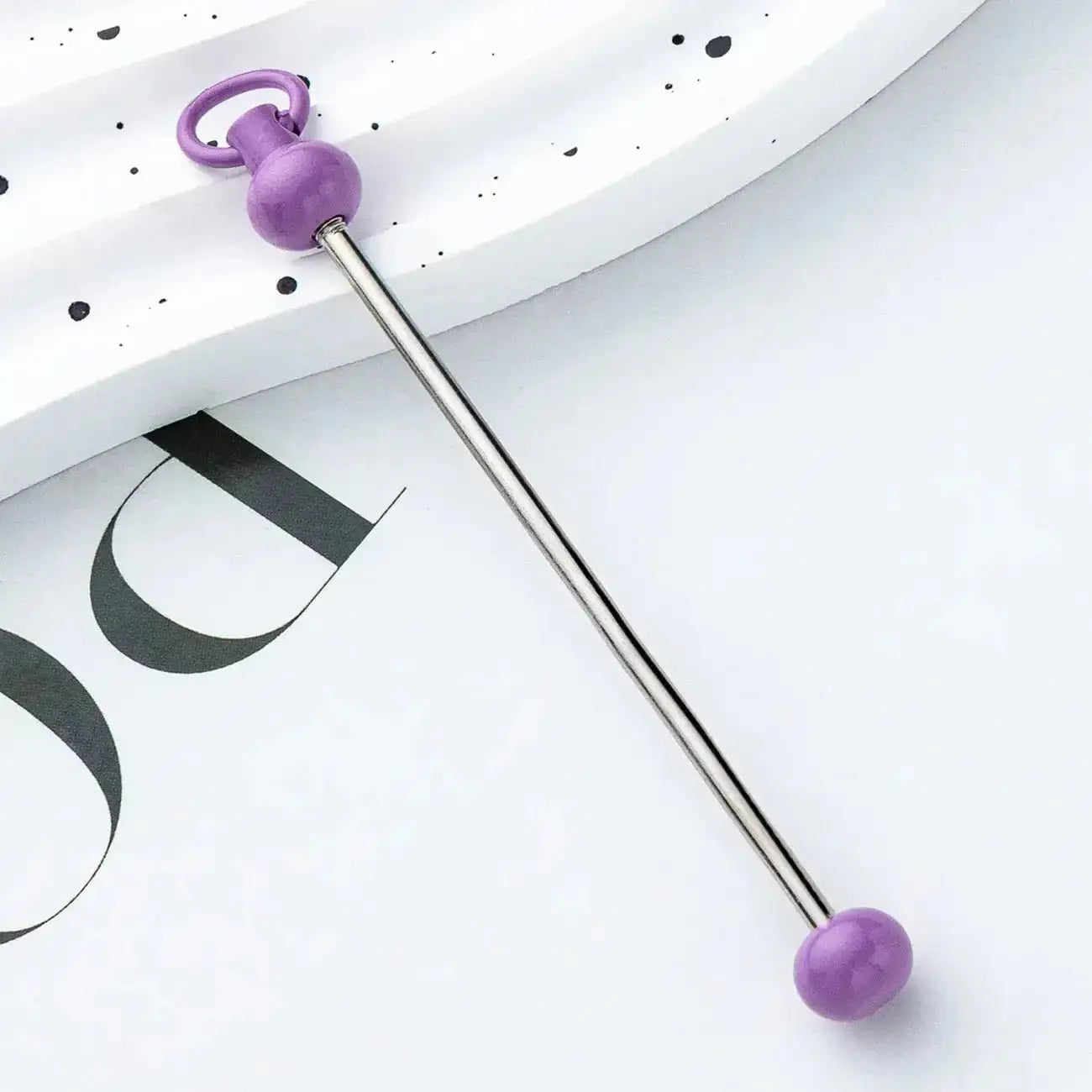 FS17922-About 7.2×0.2cm Beadable Bar -Zoe DIY Wholesale