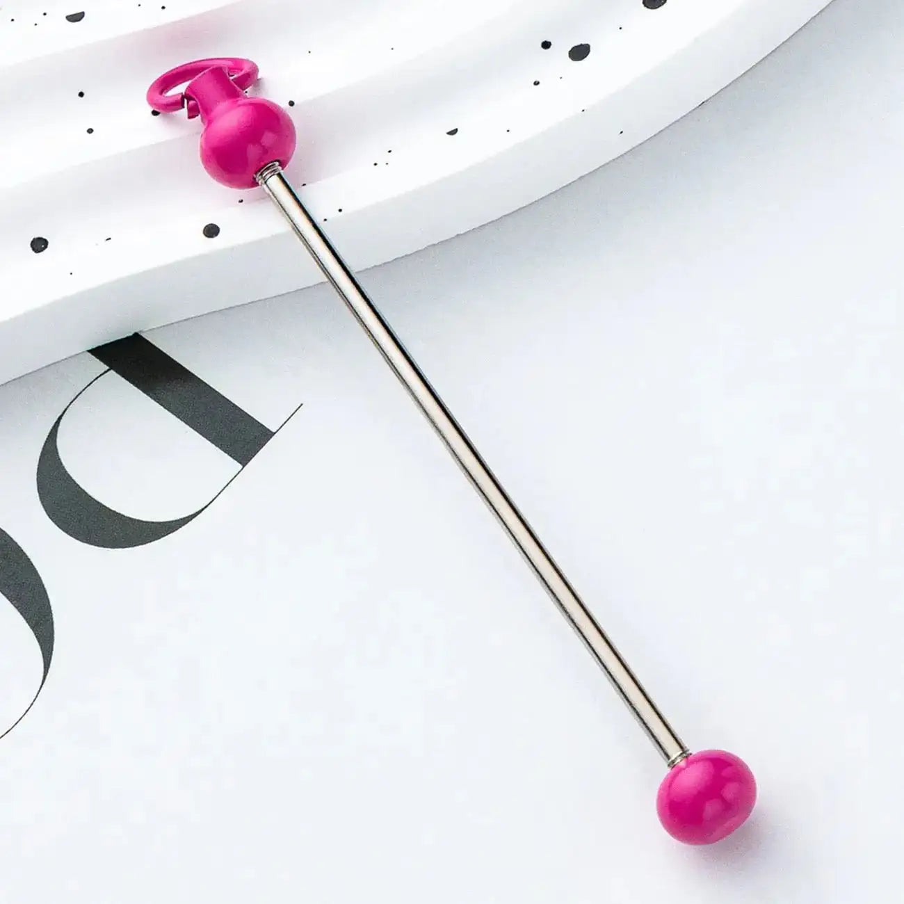 FS17922-About 7.2×0.2cm Beadable Bar -Zoe DIY Wholesale