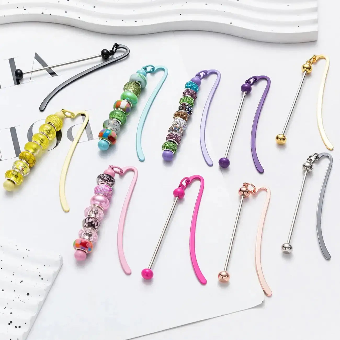 FS17927-About 8.6×7.8cm Beadable Book Marks -Zoe DIY Wholesale
