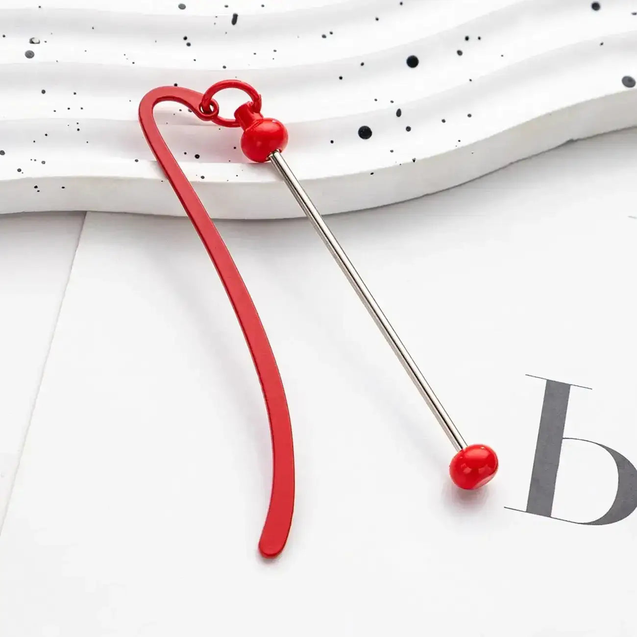 FS17927-About 8.6×7.8cm Beadable Book Marks -Zoe DIY Wholesale
