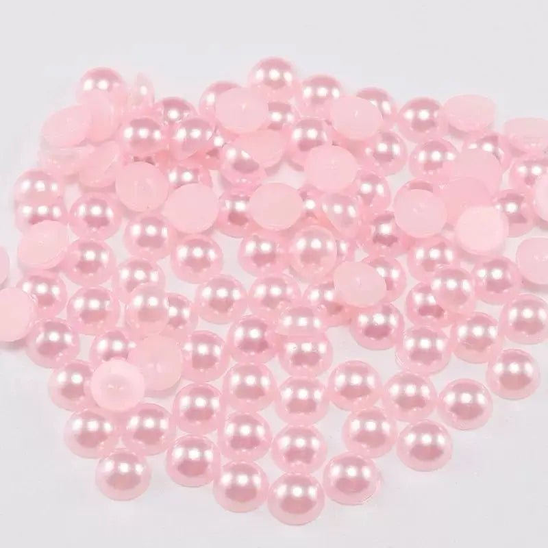 FS17964-3mm Pearl Looking Acrylic Nail Charms -Zoe DIY Wholesale