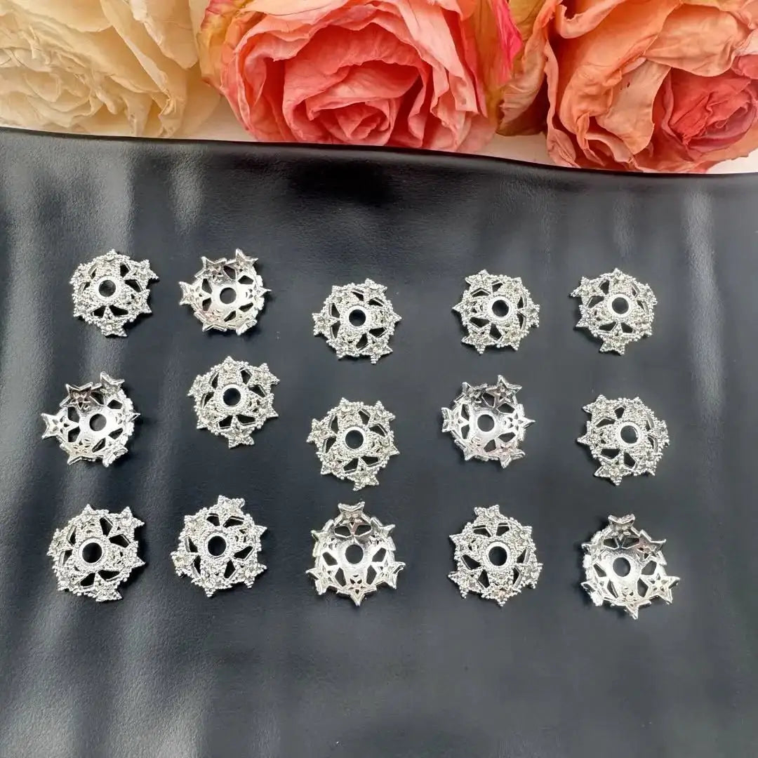 FS18038-About 18mn Silver Metal Spacer Fit Pens -Zoe DIY Wholesale