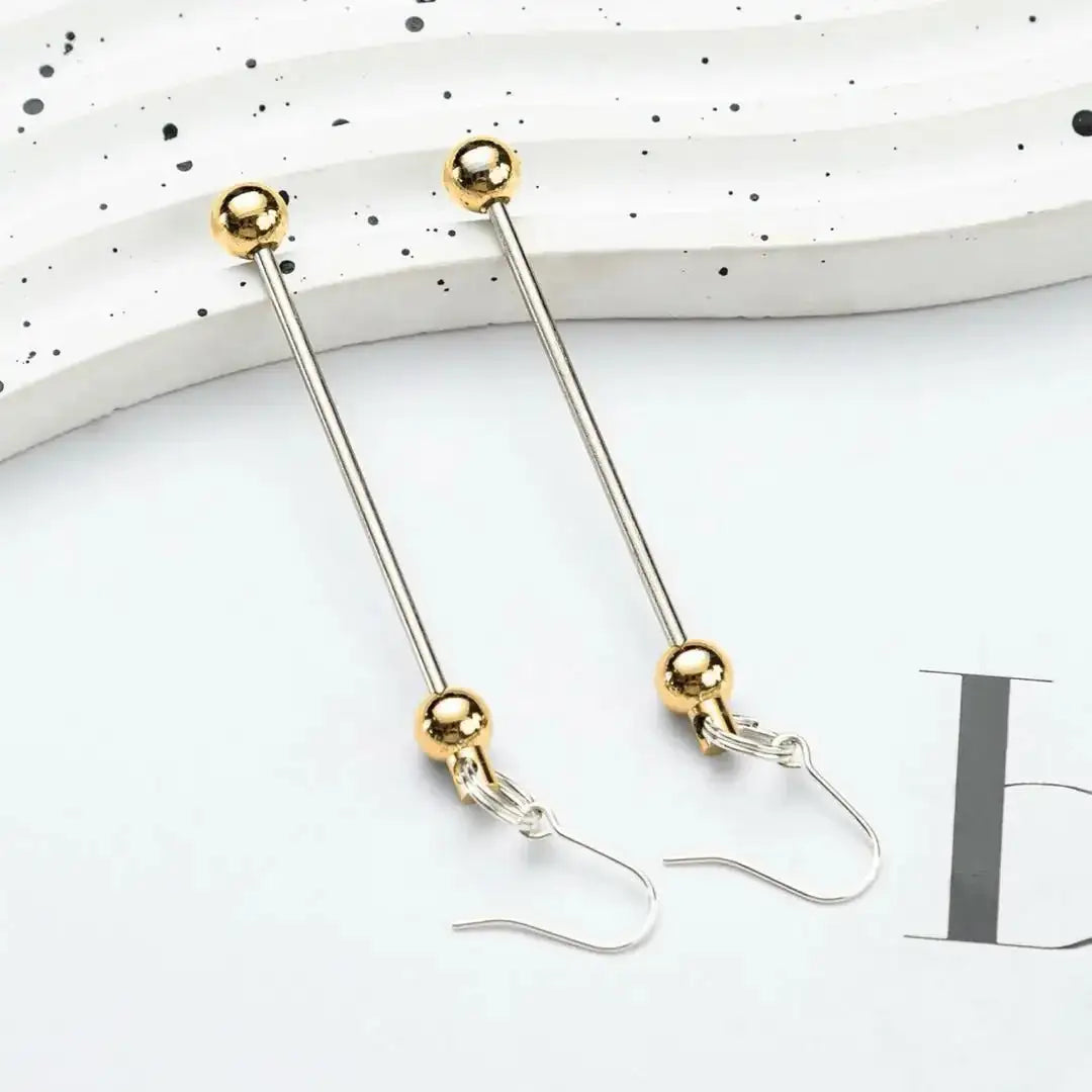 FS18102-Beadable earrings -Zoe DIY Wholesale