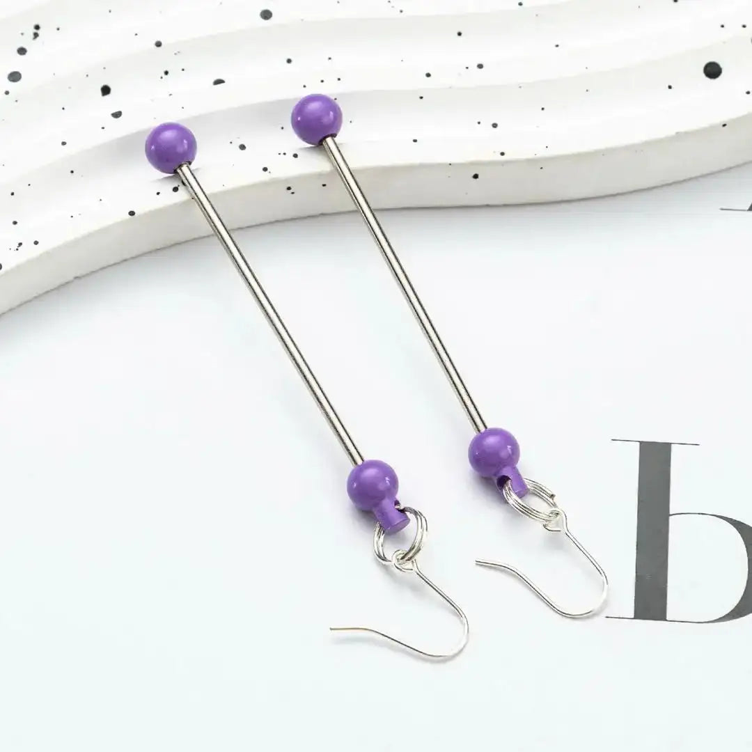 FS18102-Beadable earrings -Zoe DIY Wholesale