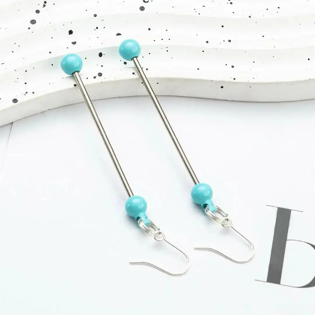 FS18102-Beadable earrings -Zoe DIY Wholesale