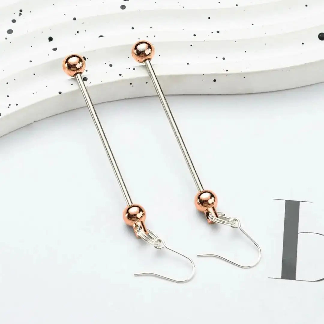 FS18102-Beadable earrings -Zoe DIY Wholesale