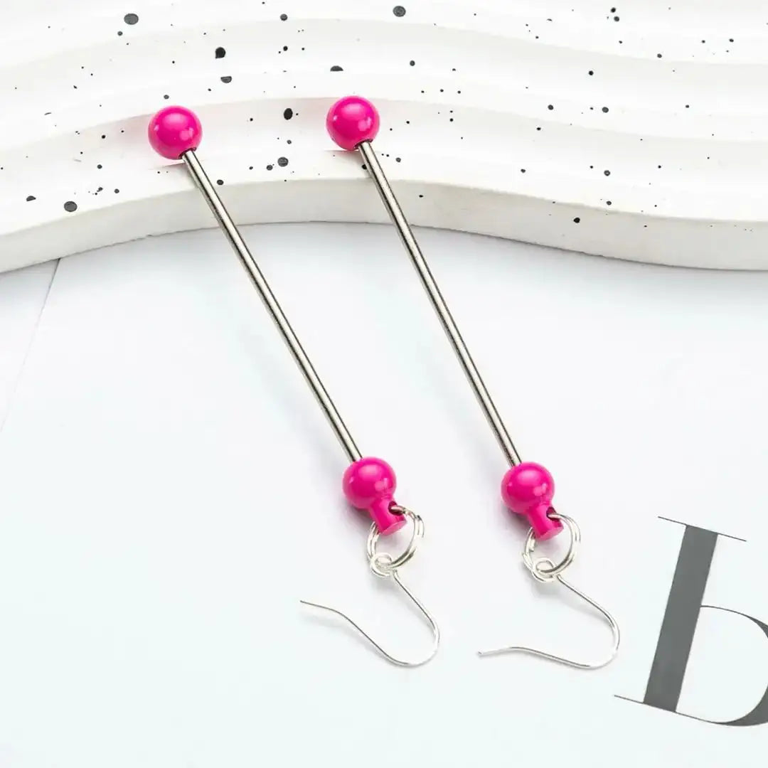 FS18102-Beadable earrings -Zoe DIY Wholesale
