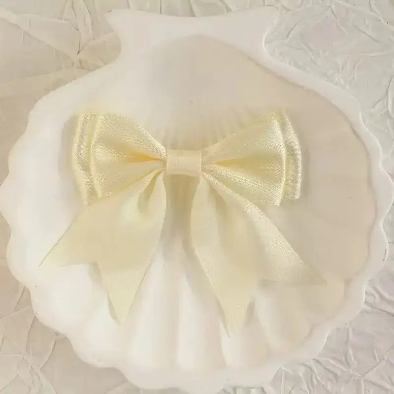 FS18116-About 6×7×2.5cm Fabric Bow -Zoe DIY Wholesale