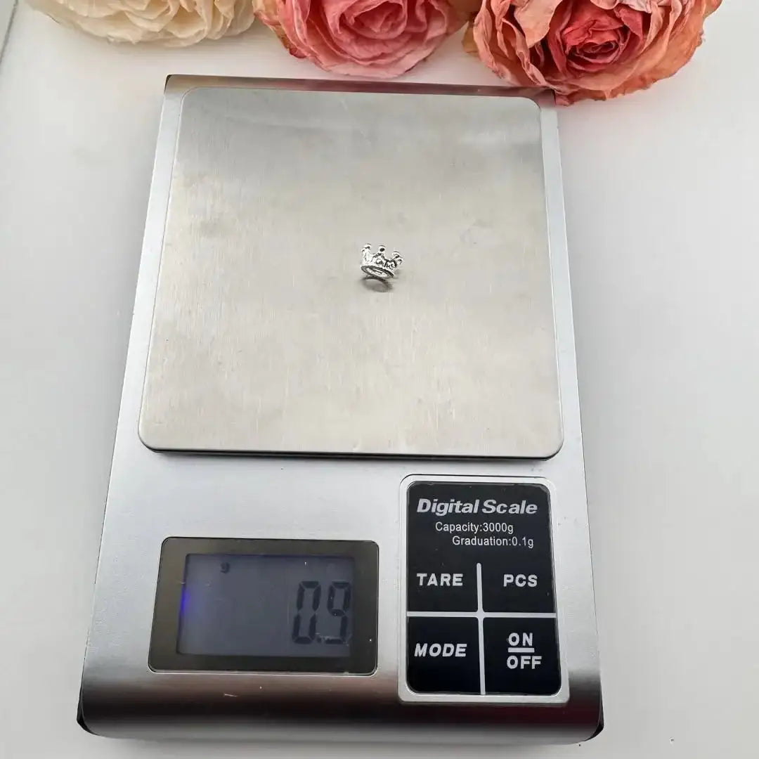 FS18155-About 4×9mm Silver Crown -Zoe DIY Wholesale