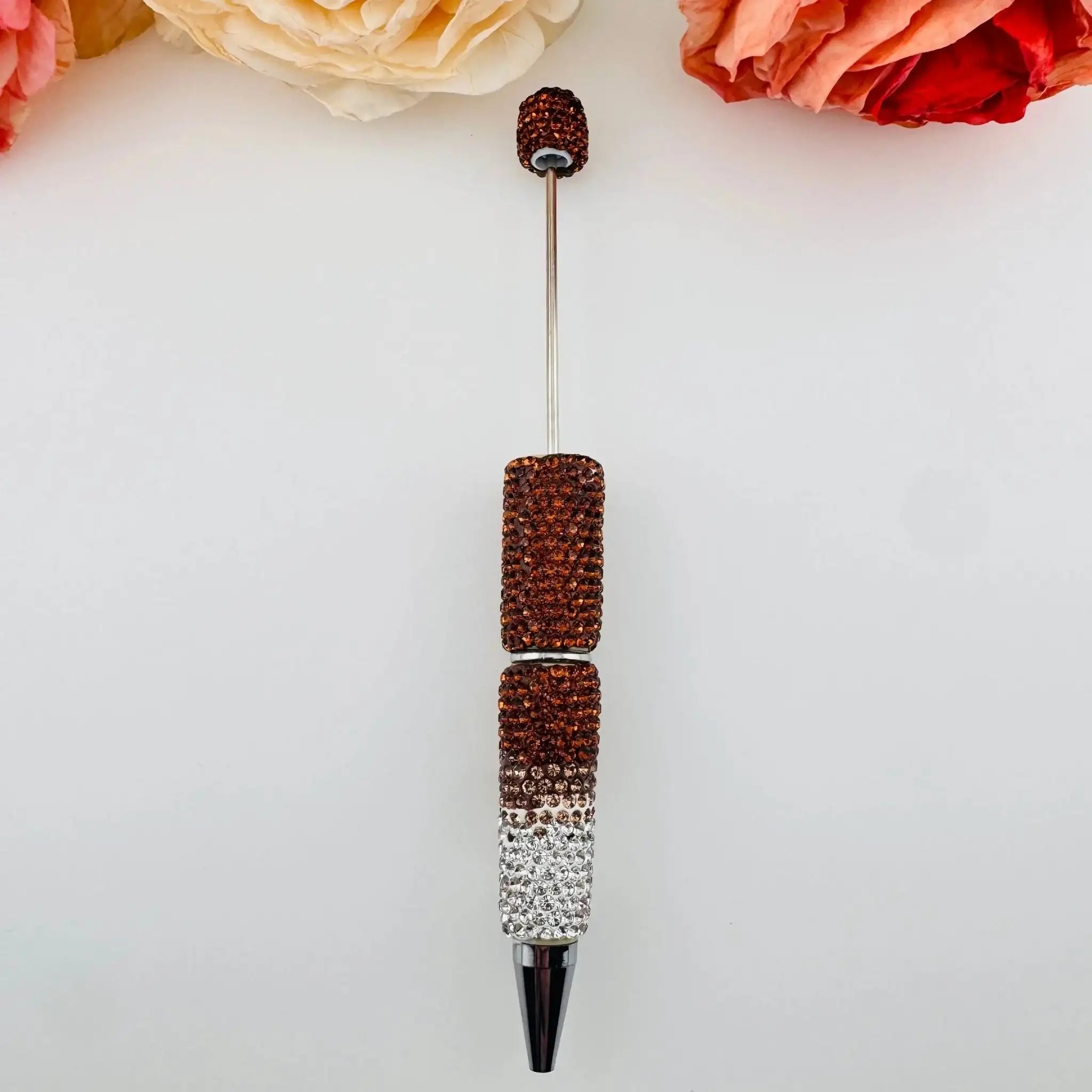 FS18249-Gradient Color Rhinestone Pen -Zoe DIY Wholesale