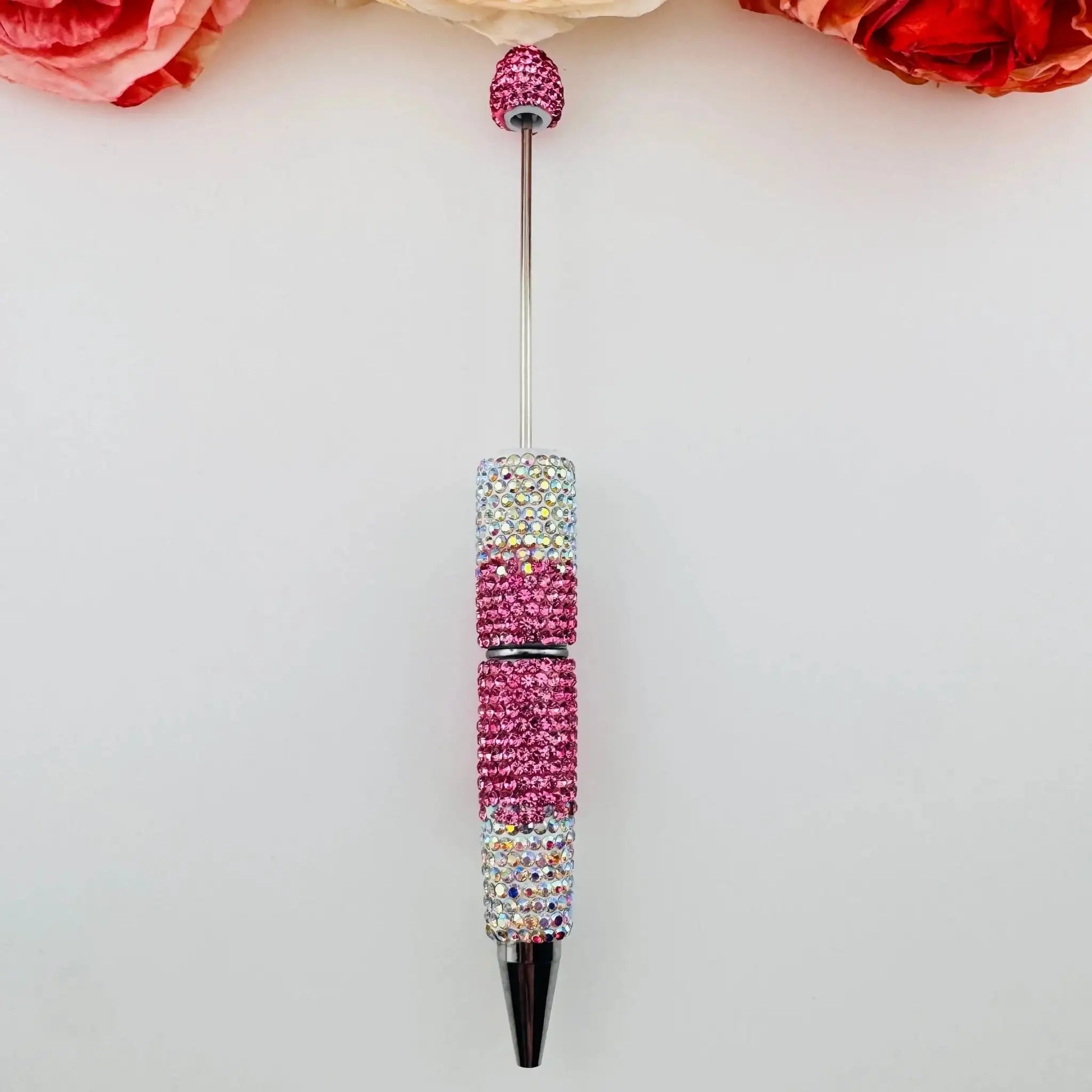FS18249-Gradient Color Rhinestone Pen -Zoe DIY Wholesale