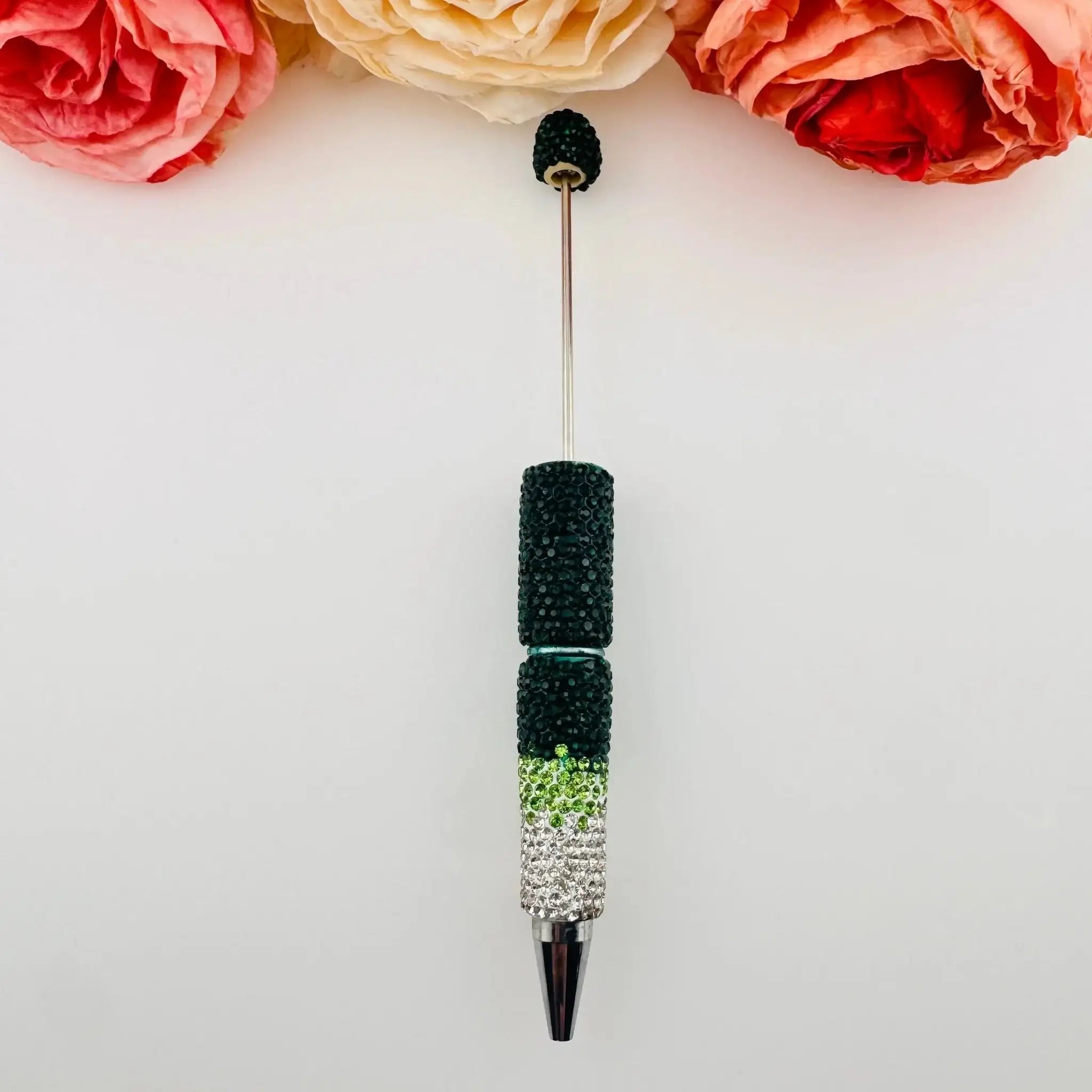 FS18249-Gradient Color Rhinestone Pen -Zoe DIY Wholesale