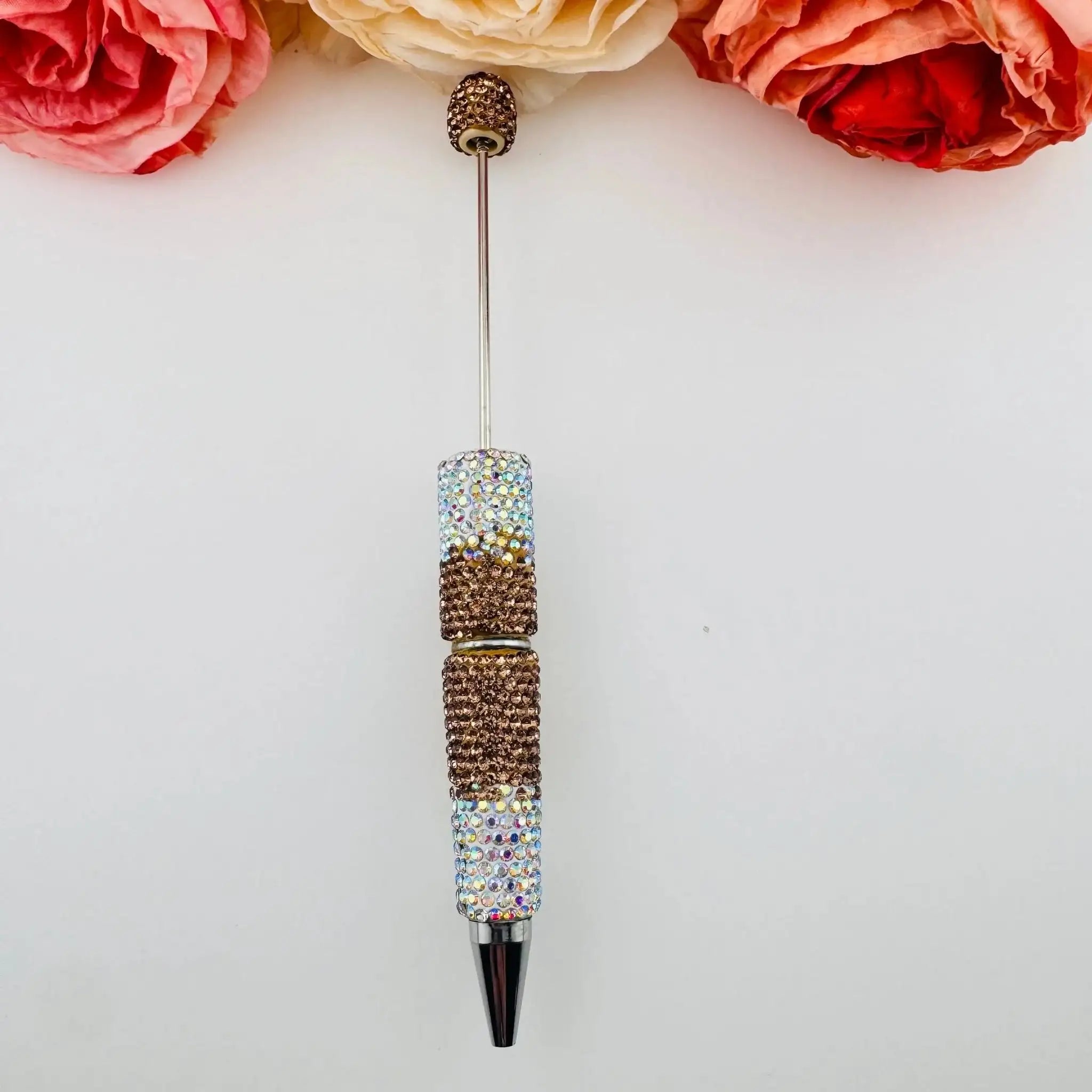 FS18249-Gradient Color Rhinestone Pen -Zoe DIY Wholesale