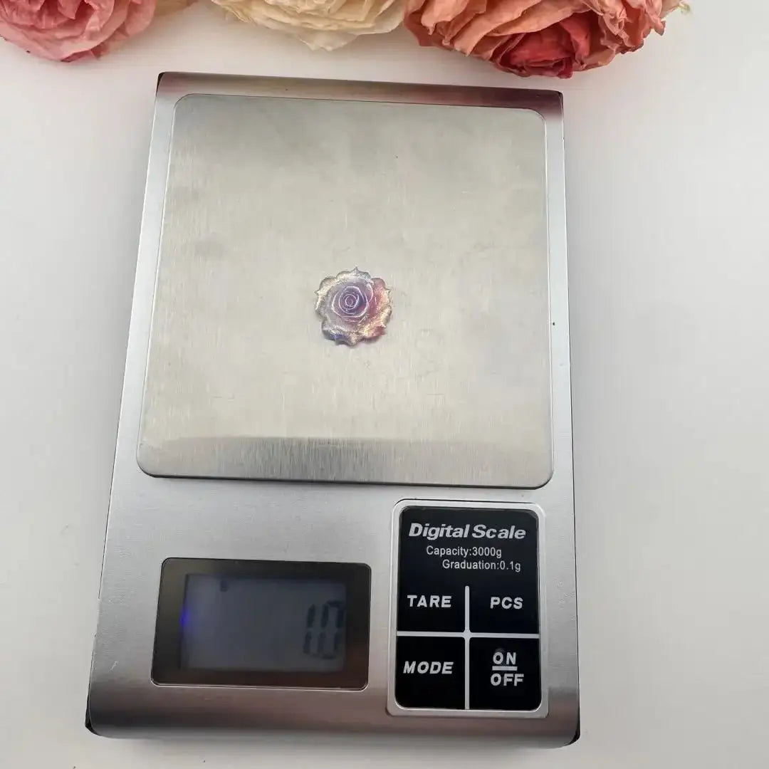 FS18372-About 17mm Luminous Soft Flower Resin Nail Charms -Zoe DIY Wholesale