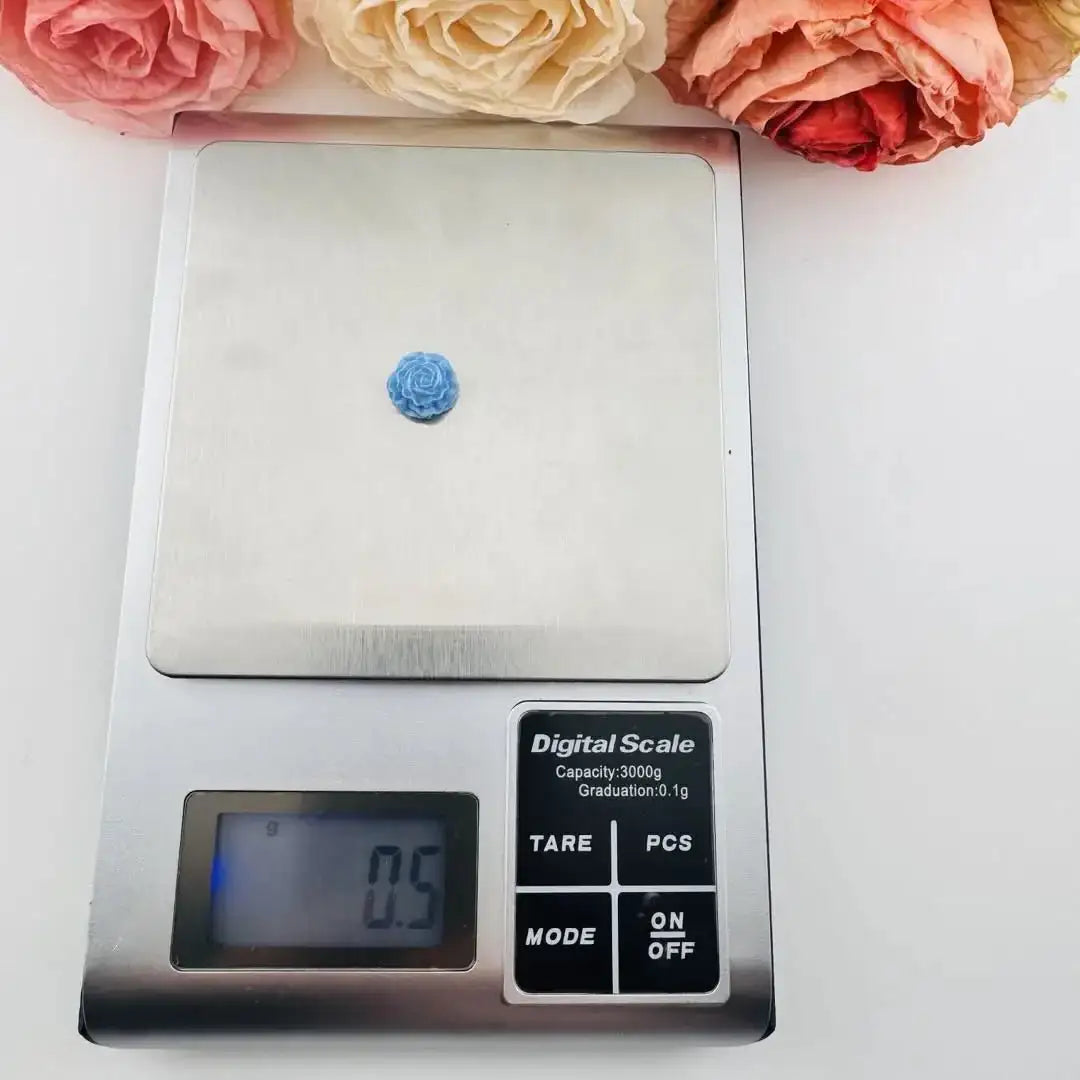 FS18380-About 12mm Soft Luminous Flower Nail Charms -Zoe DIY Wholesale