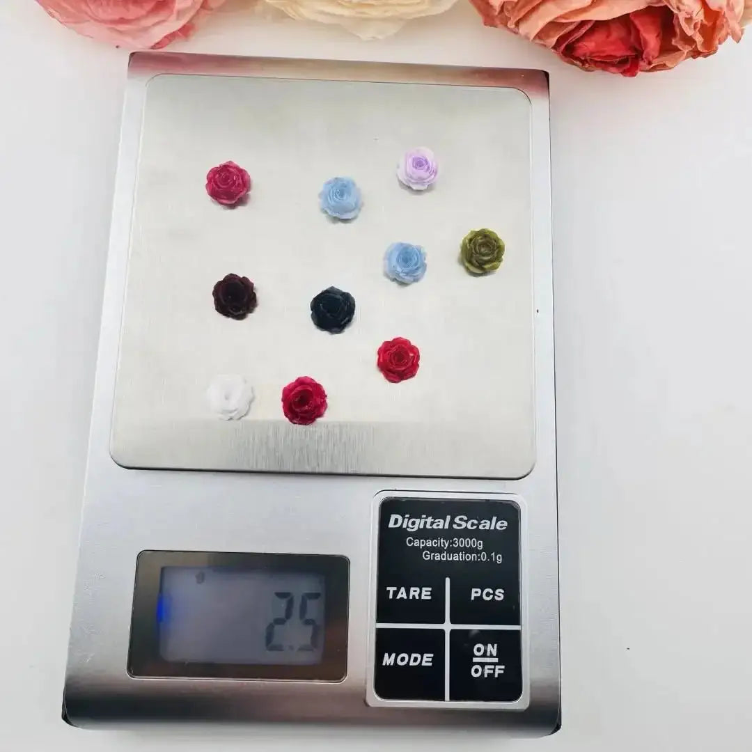 FS18382-About 10mm Soft Flower Nail Charms -Zoe DIY Wholesale