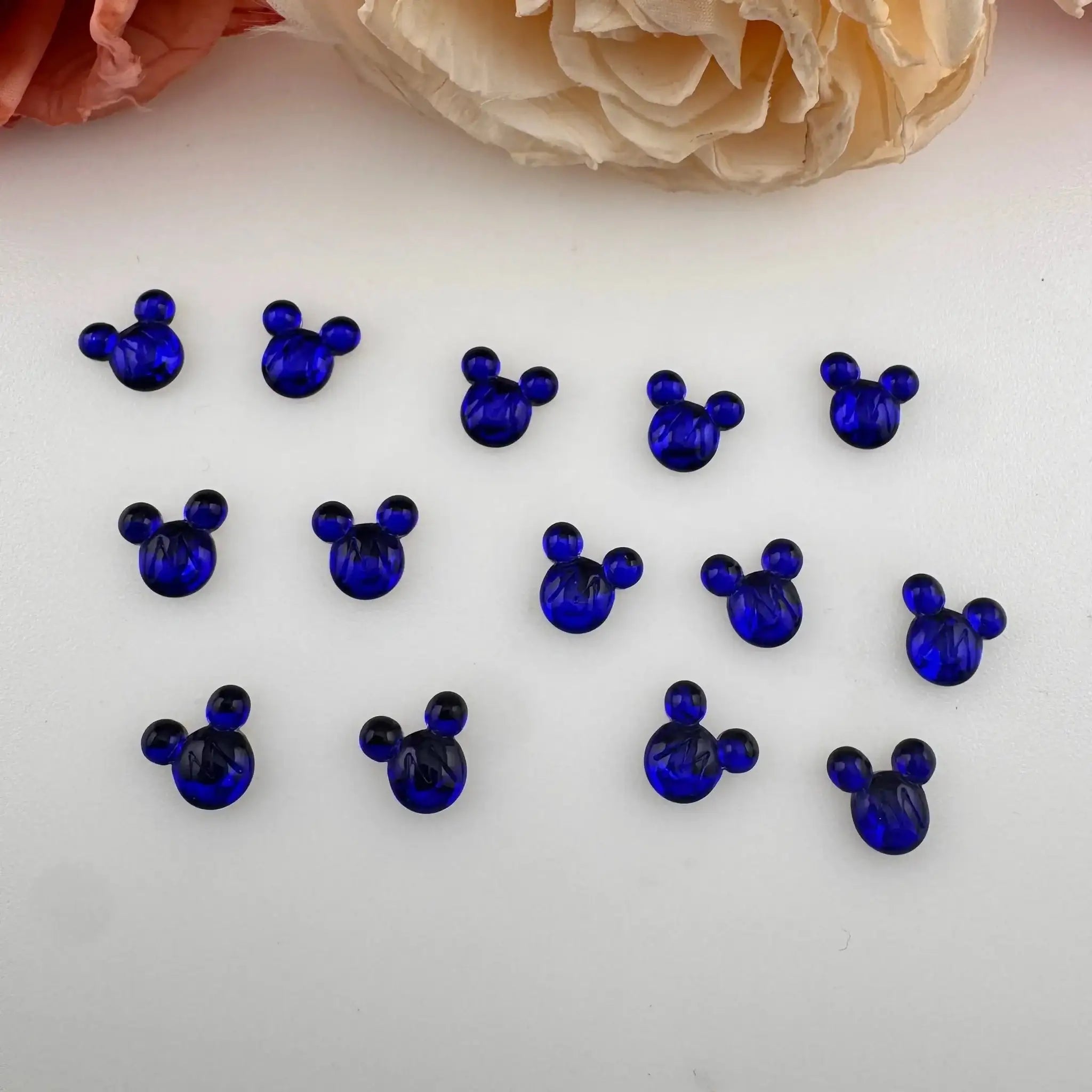 FS18717-About 10*10mm Crystal Glass Nail Charns -Zoe DIY Wholesale