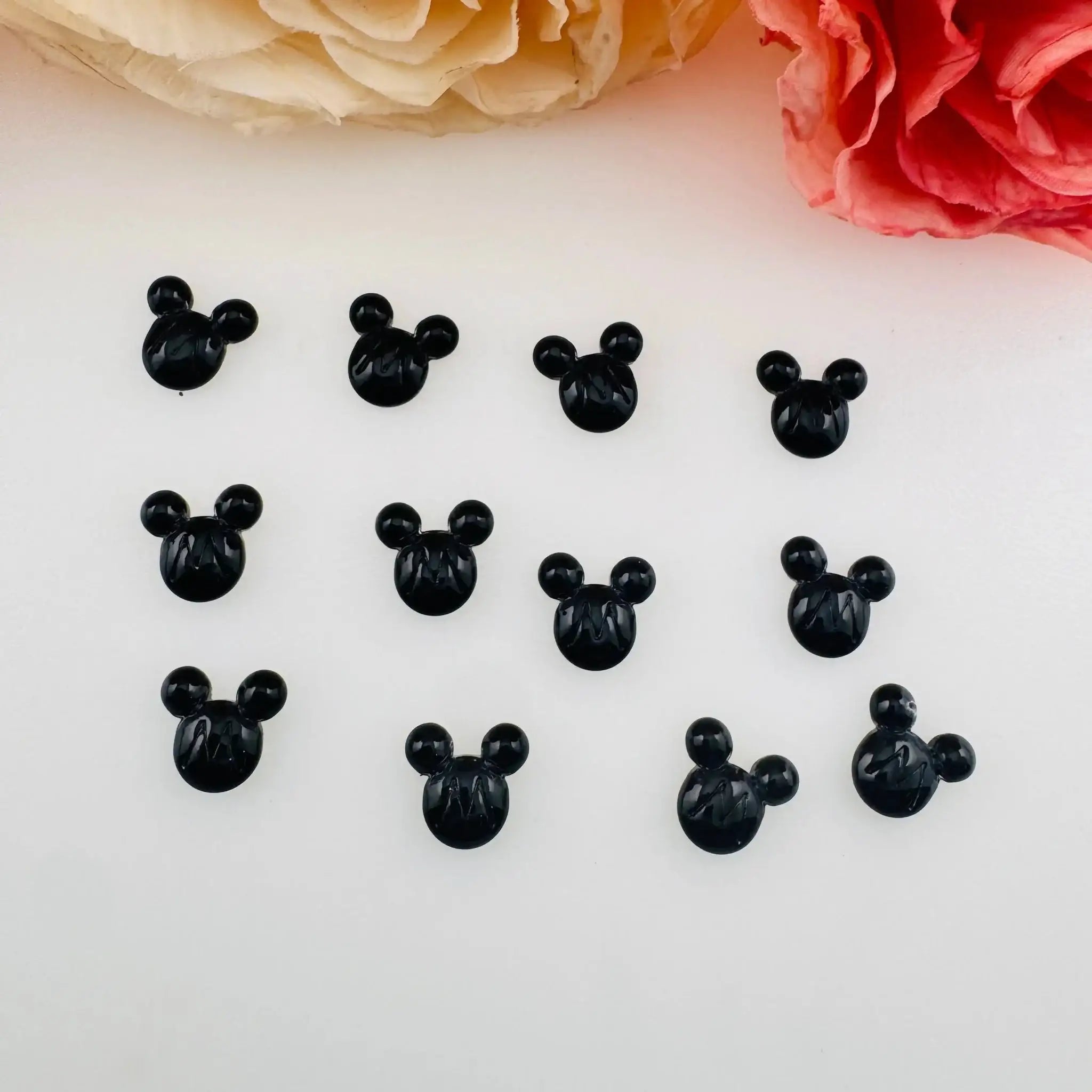 FS18717-About 10*10mm Crystal Glass Nail Charns -Zoe DIY Wholesale