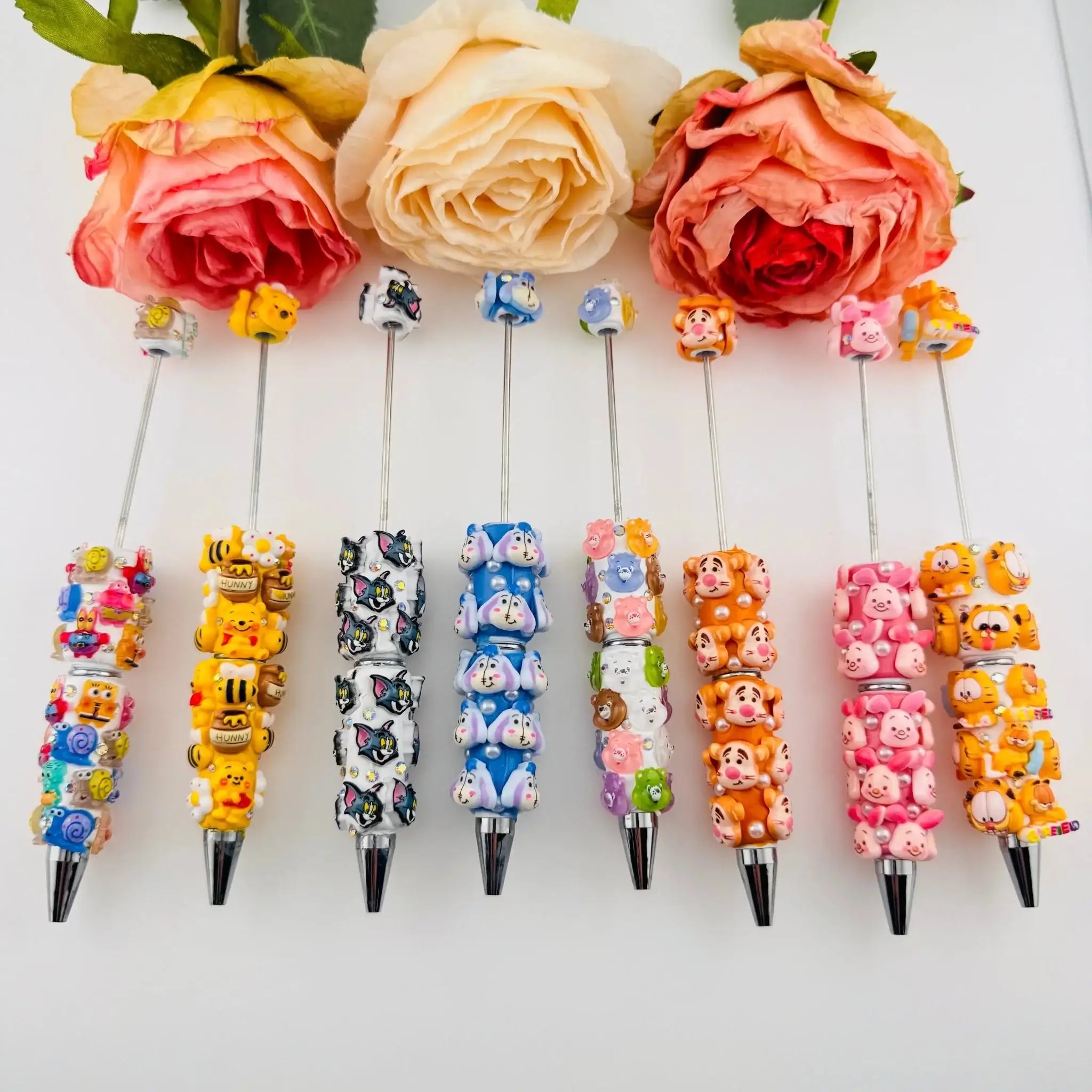 FS18793-Cute Cartoon Beadable Clay Pens -Zoe DIY Wholesale
