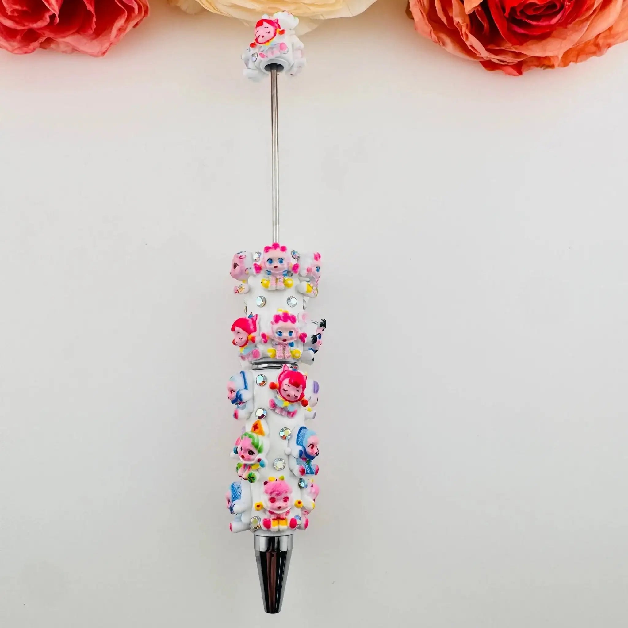 FS18793-Cute Cartoon Beadable Clay Pens -Zoe DIY Wholesale
