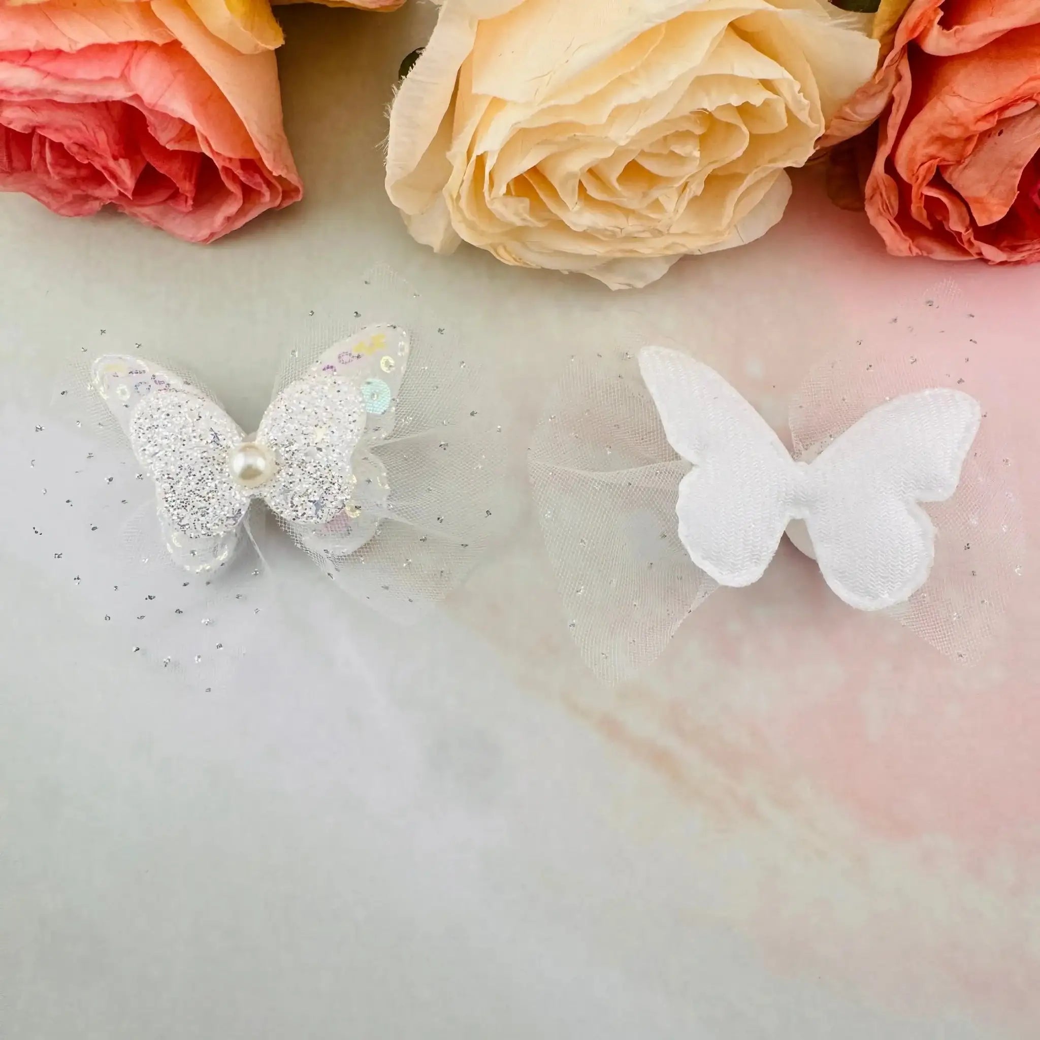 FS18844-About 8.5×7cm Butterfly Fabric -Zoe DIY Wholesale