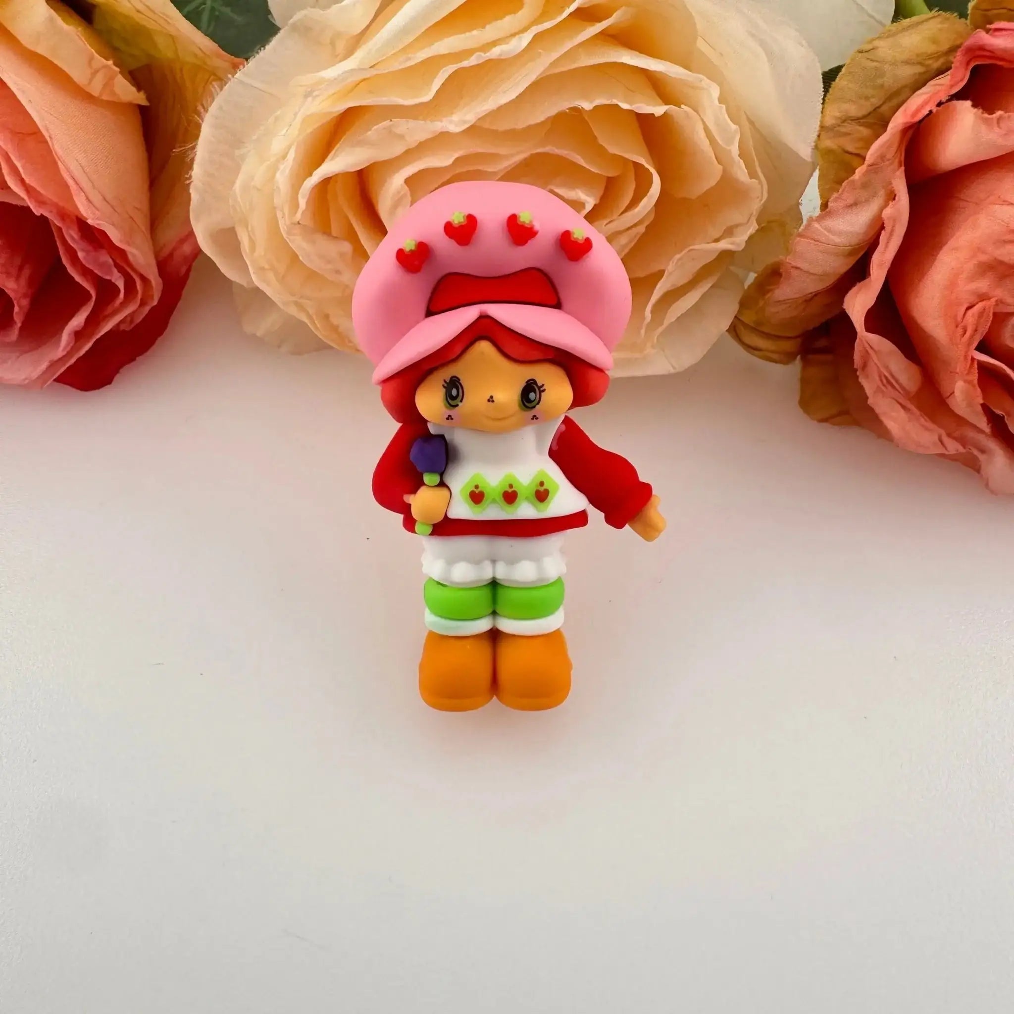 FS18912-Rainbow Brite & Strawberry Shortcake Pen Topper -Zoe DIY Wholesale