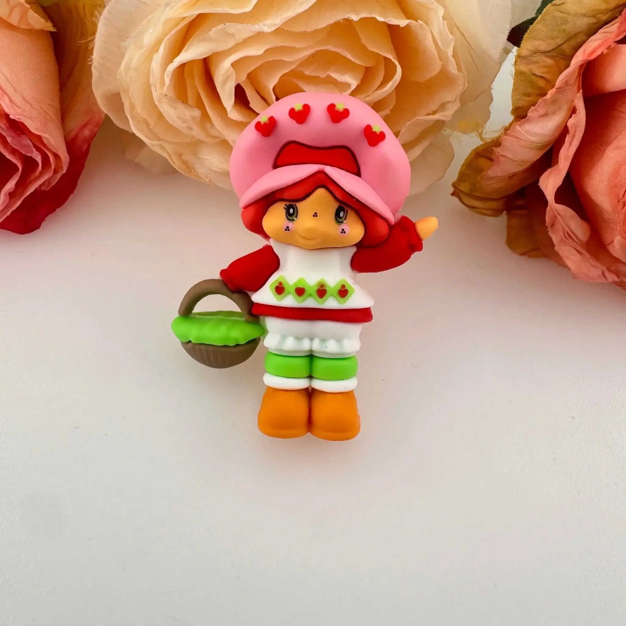 FS18912-Rainbow Brite & Strawberry Shortcake Pen Topper -Zoe DIY Wholesale