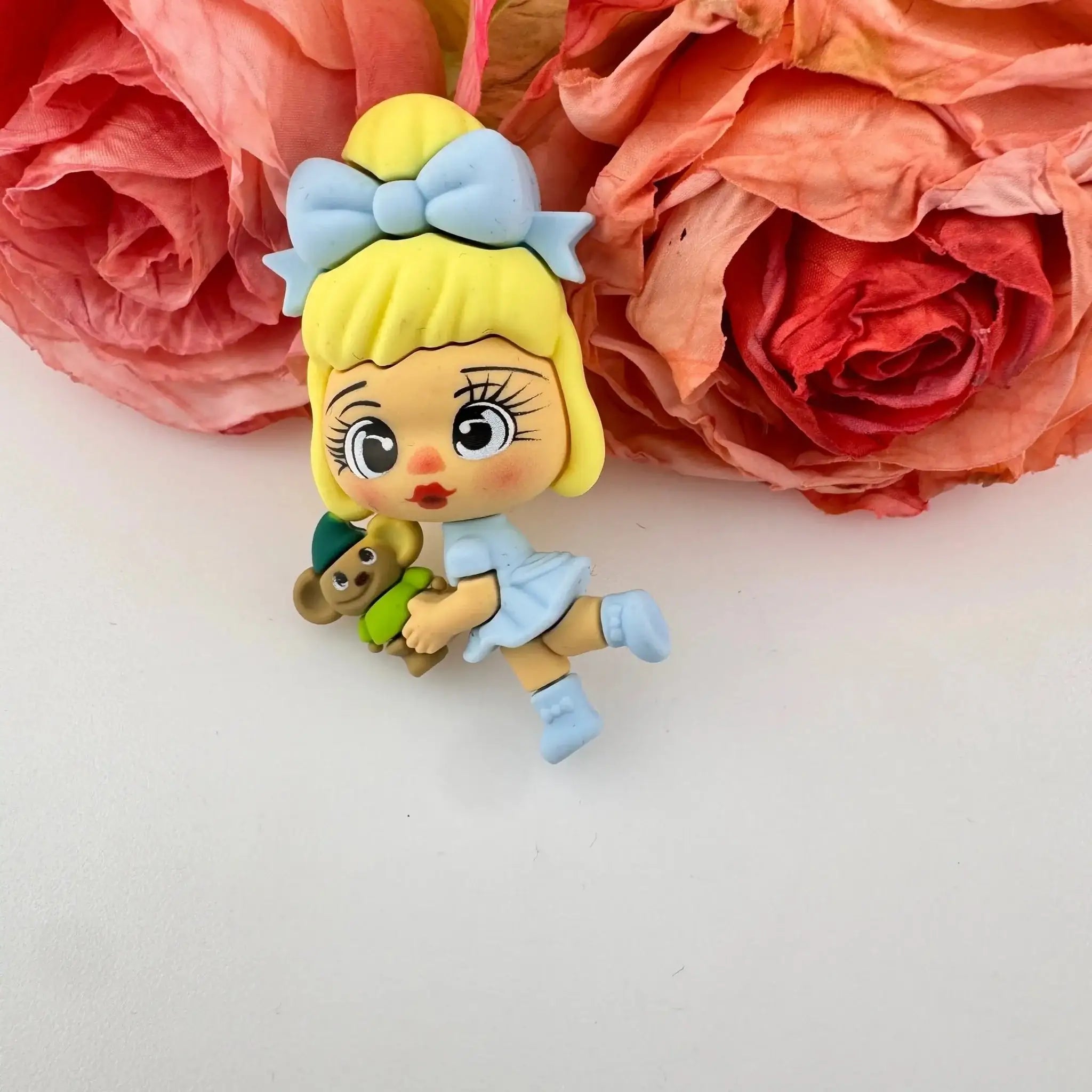 FS18947-Cute Girl Princess Silicone Pen Topper -Zoe DIY Wholesale