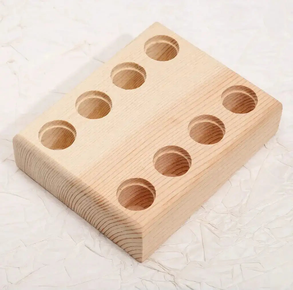 FS19007-8-Hole Wooden Pliers Storage Rack -Zoe DIY Wholesale