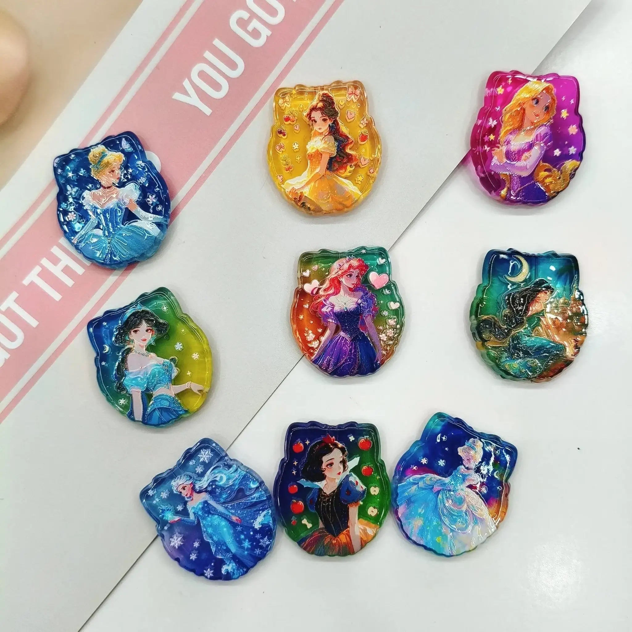 FS19009-Princess Acrylic Beads -Zoe DIY Wholesale