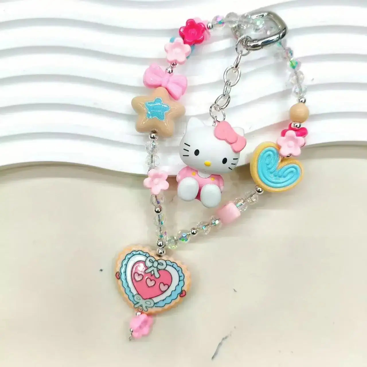 FS19011-Heart Acrylic Fancy Beads -Zoe DIY Wholesale