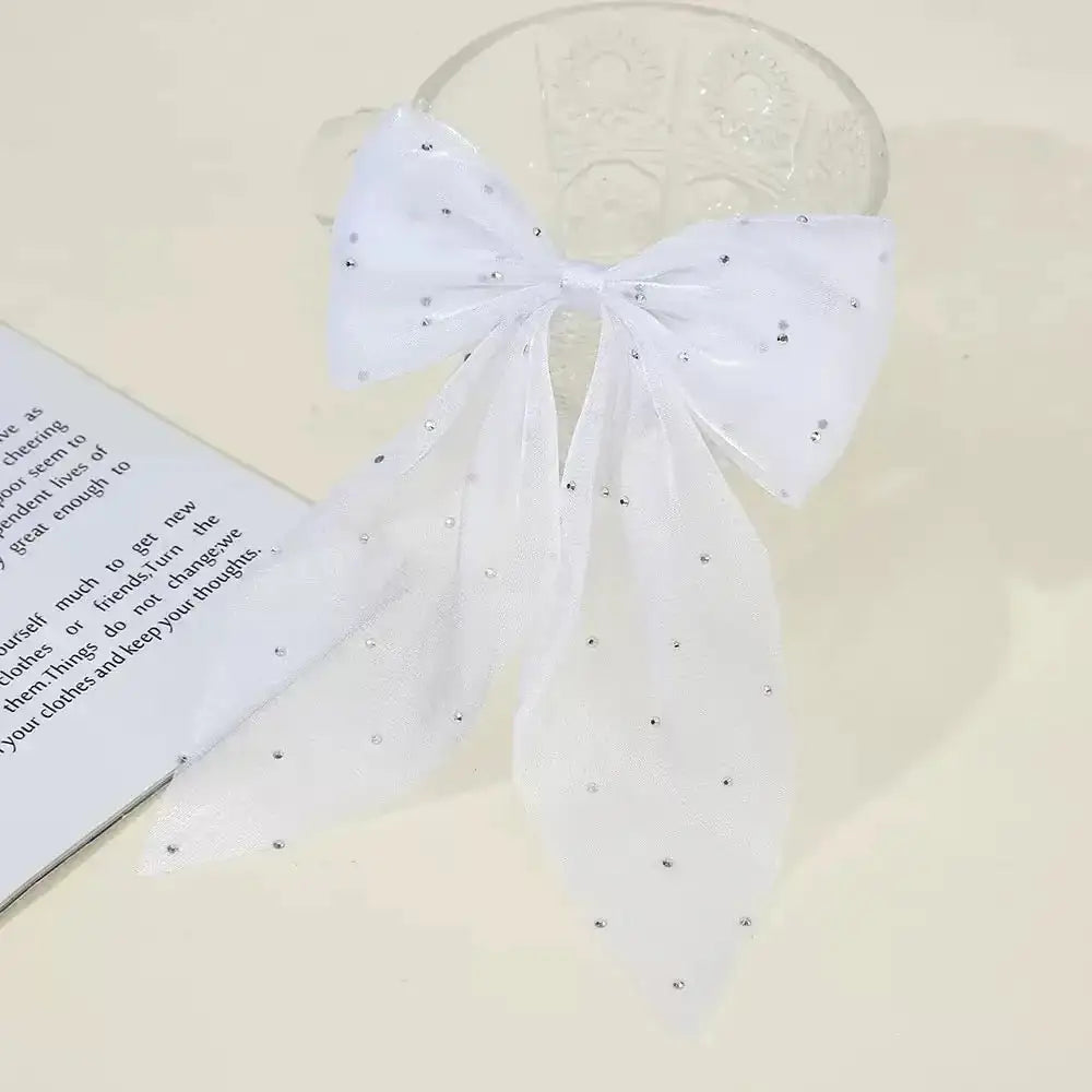 FS19031-About 10×15cm Fabric Bow -Zoe DIY Wholesale
