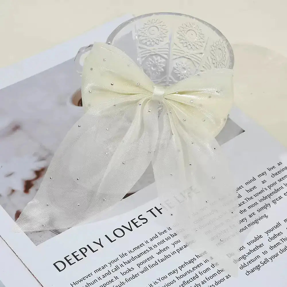 FS19031-About 10×15cm Fabric Bow -Zoe DIY Wholesale