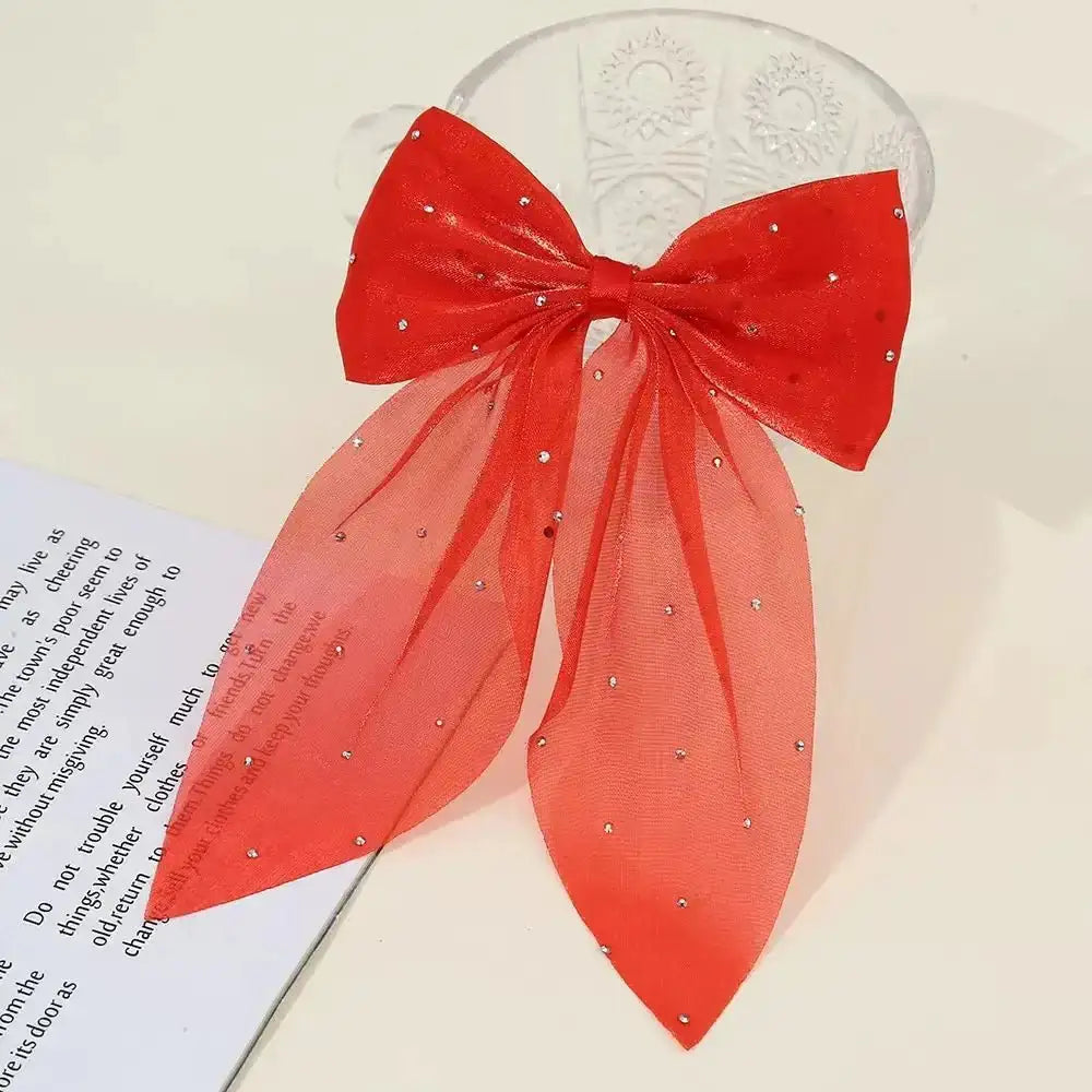 FS19031-About 10×15cm Fabric Bow -Zoe DIY Wholesale