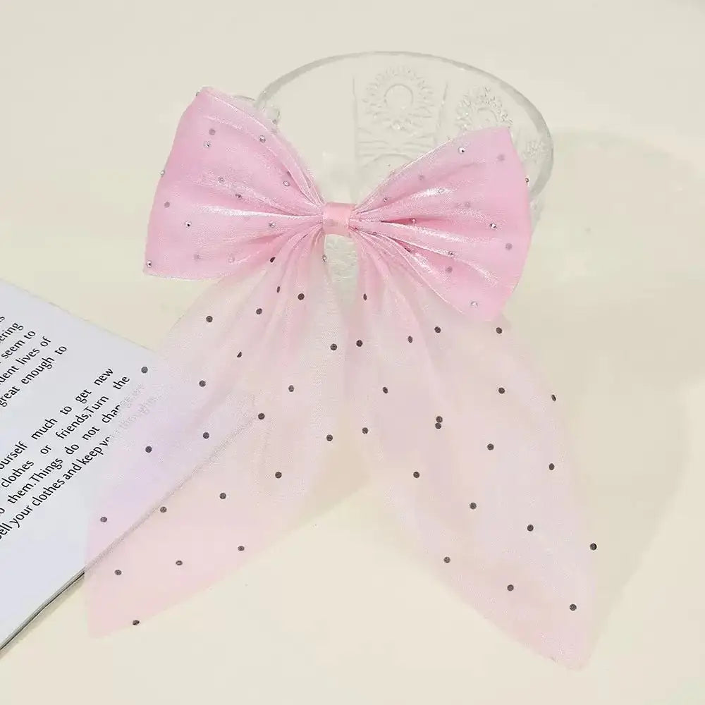 FS19031-About 10×15cm Fabric Bow -Zoe DIY Wholesale