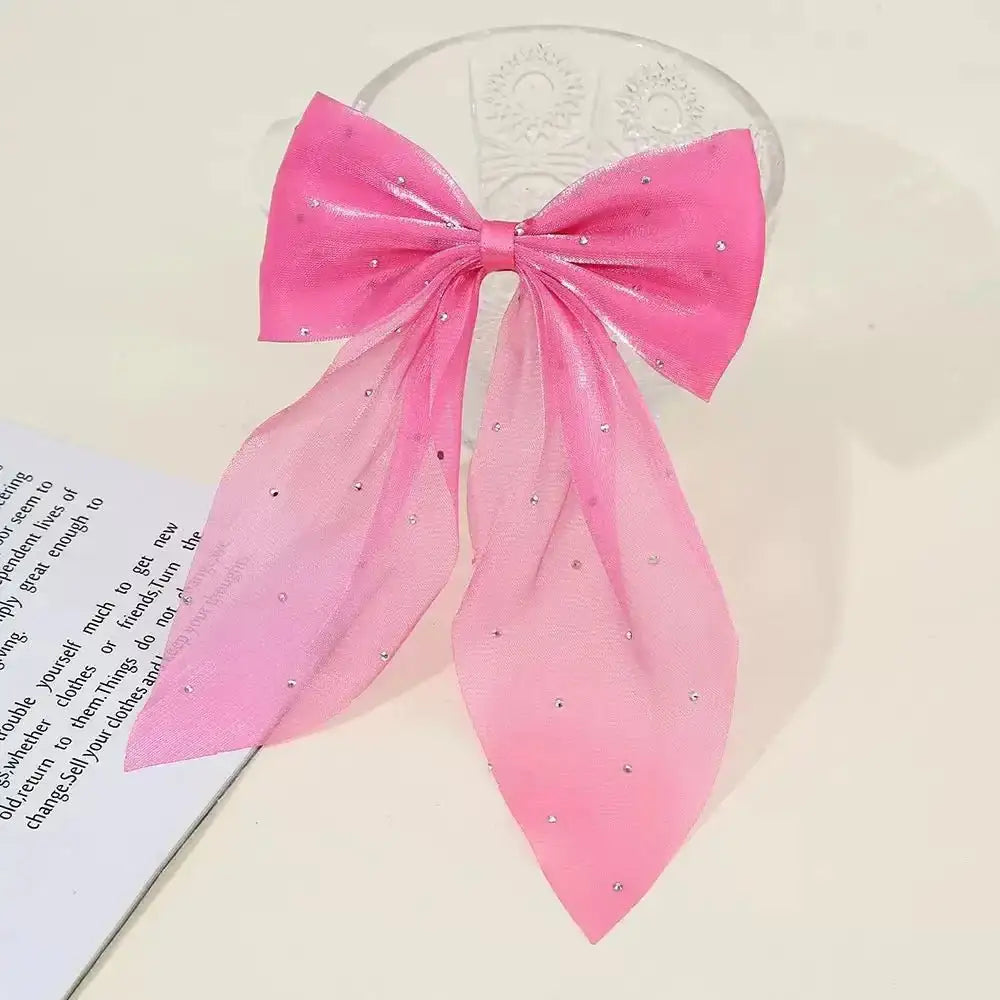 FS19031-About 10×15cm Fabric Bow -Zoe DIY Wholesale