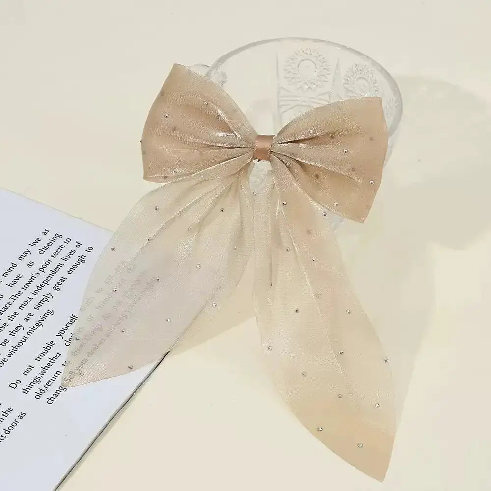 FS19031-About 10×15cm Fabric Bow -Zoe DIY Wholesale