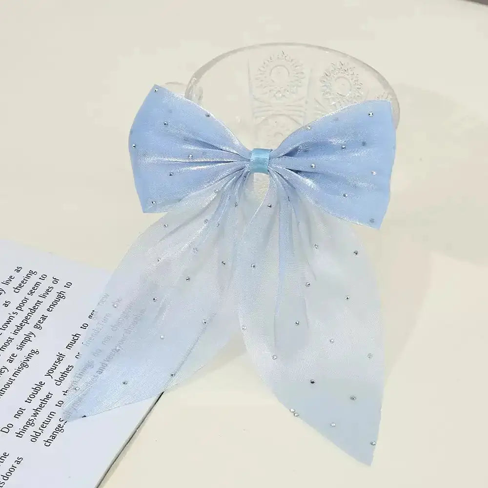 FS19031-About 10×15cm Fabric Bow -Zoe DIY Wholesale