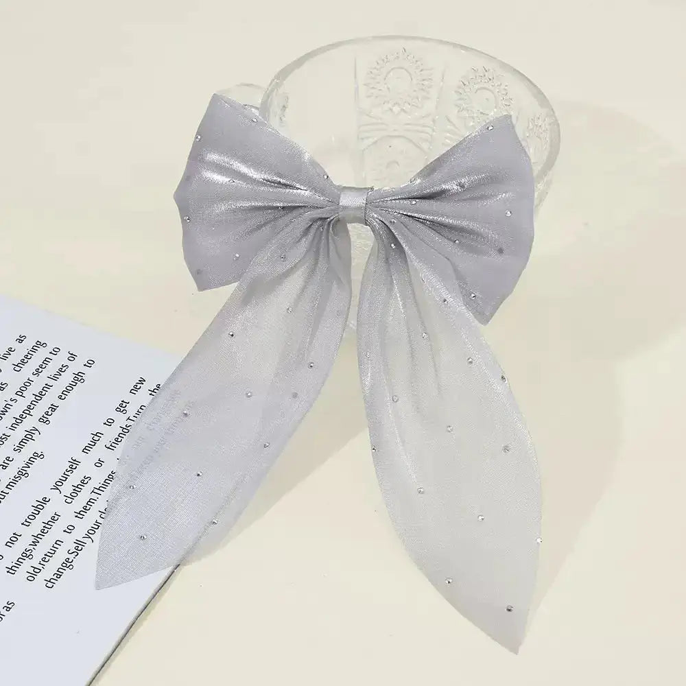 FS19031-About 10×15cm Fabric Bow -Zoe DIY Wholesale