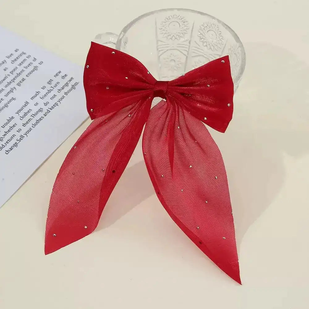 FS19031-About 10×15cm Fabric Bow -Zoe DIY Wholesale