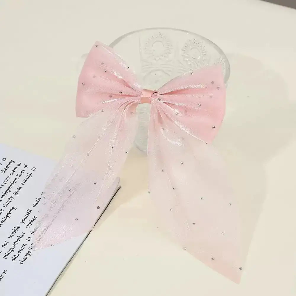 FS19031-About 10×15cm Fabric Bow -Zoe DIY Wholesale