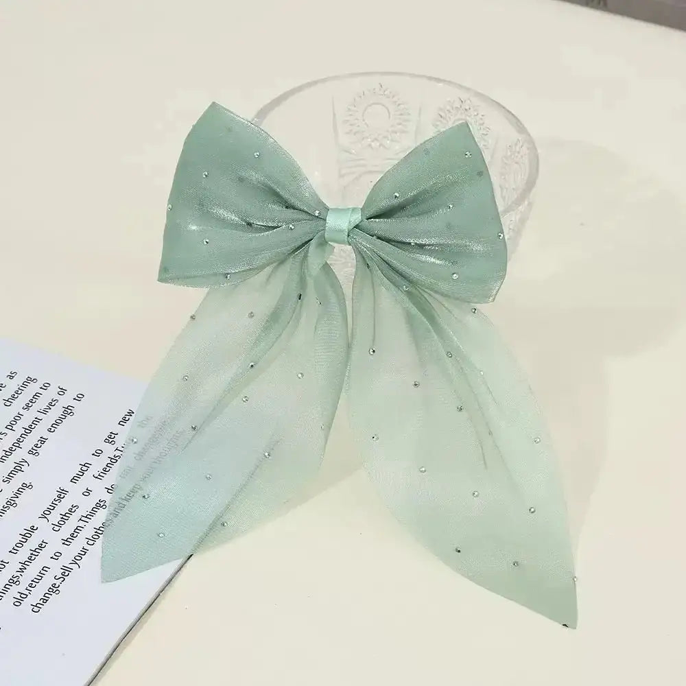 FS19031-About 10×15cm Fabric Bow -Zoe DIY Wholesale