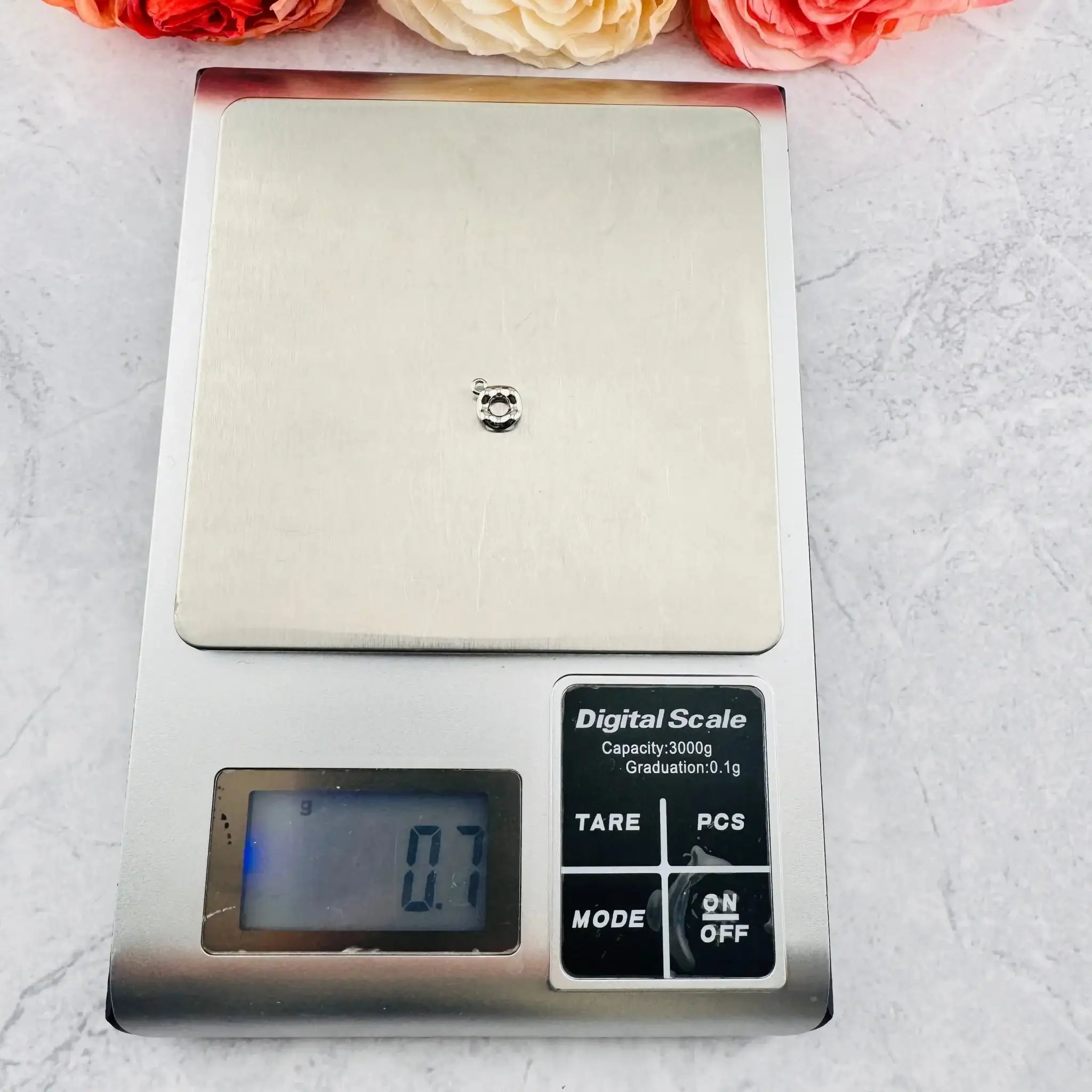 FS19072-About 8mm Wave Metal Spacer With Connector -Zoe DIY Wholesale