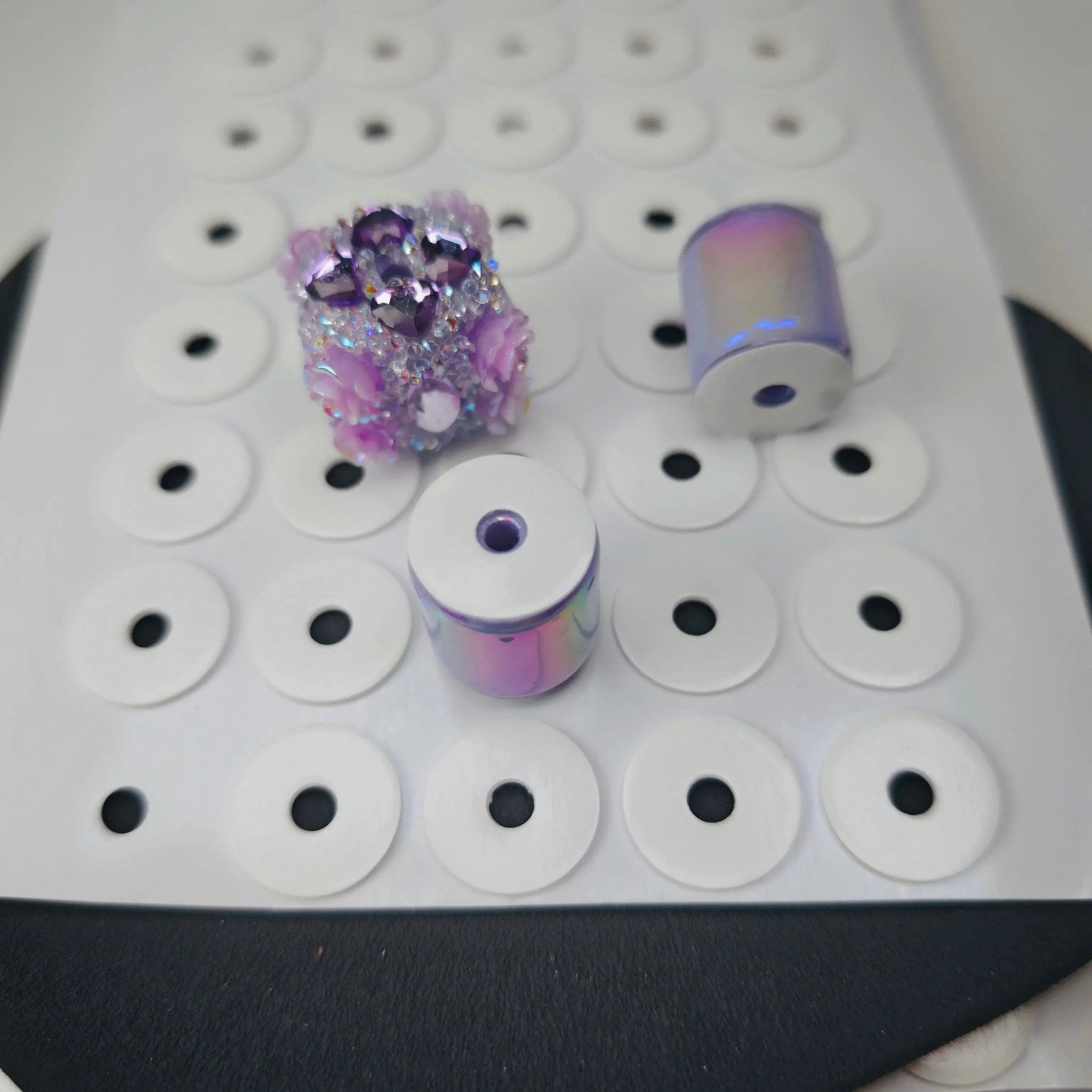 FS19105-15mm Round, With Middle Hole:4mm For Making Fancy Beads Sugar Beads -Zoe DIY Wholesale