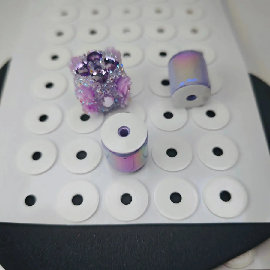 FS19105-15mm Round, With Middle Hole:4mm For Making Fancy Beads Sugar Beads -Zoe DIY Wholesale