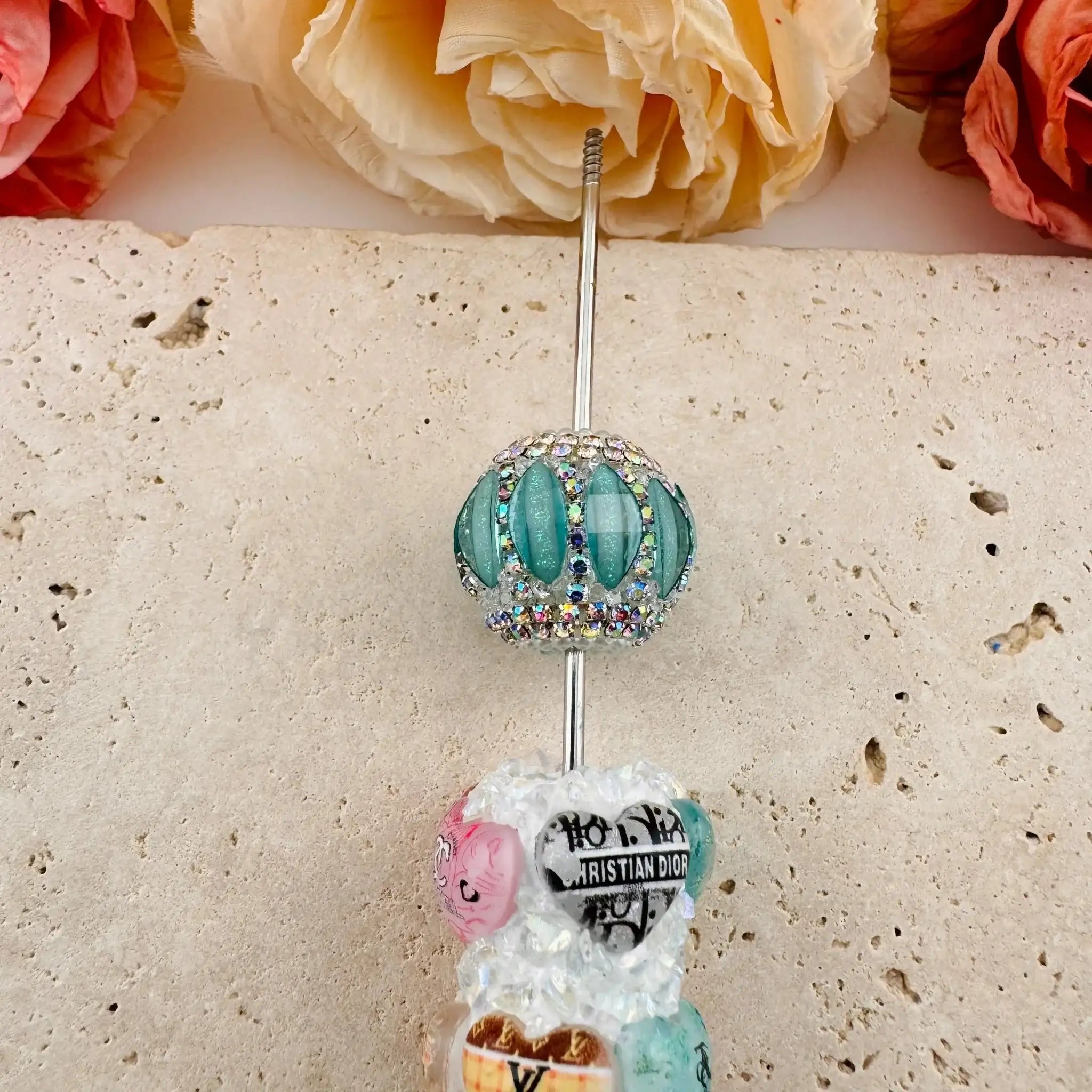 FS19148-About 20mm Latern Fancy Sugar Beads -Zoe DIY Wholesale