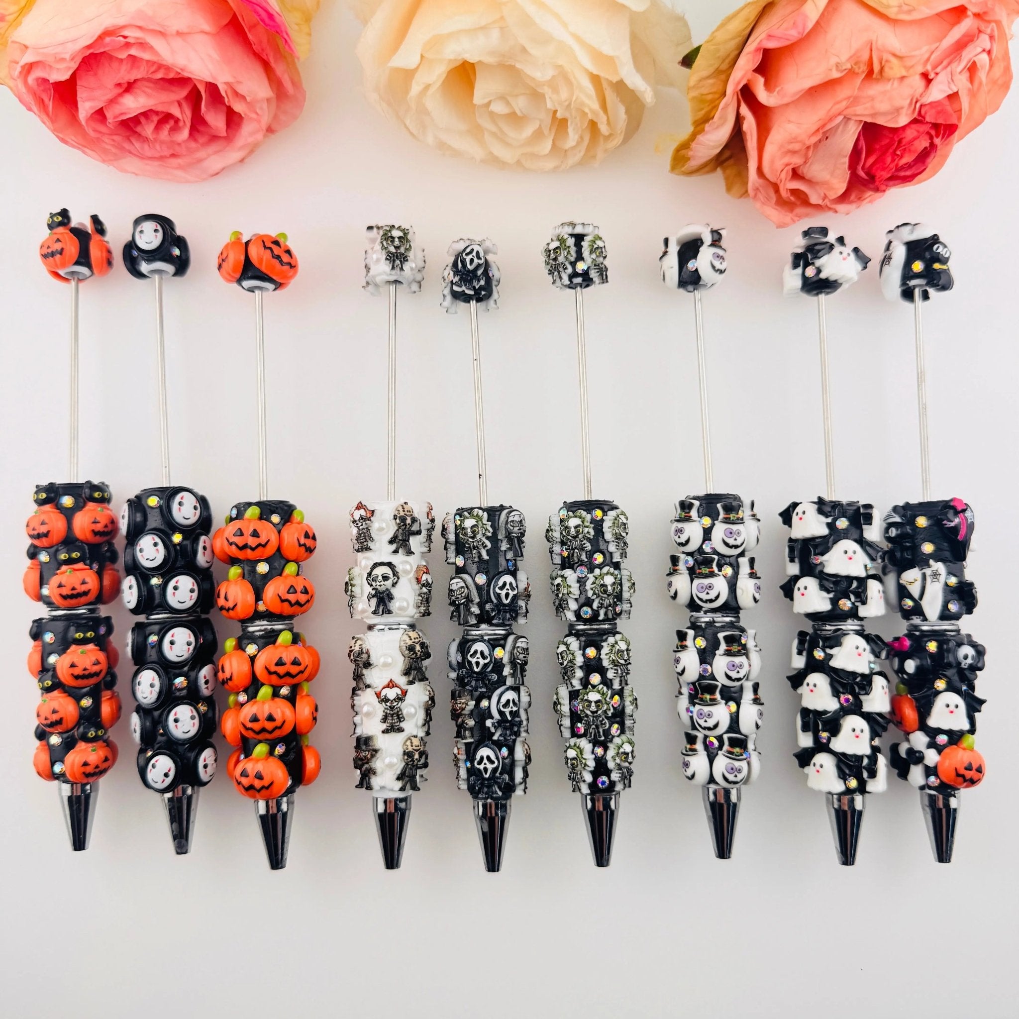 FS19149-Halloween Clay Beadable Pens -Zoe DIY Wholesale